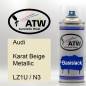 Preview: Audi, Karat Beige Metallic, LZ1U / N3: 400ml Sprühdose, von ATW Autoteile West.